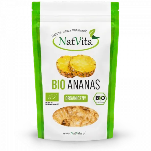 Ananas BIO owoce krążki