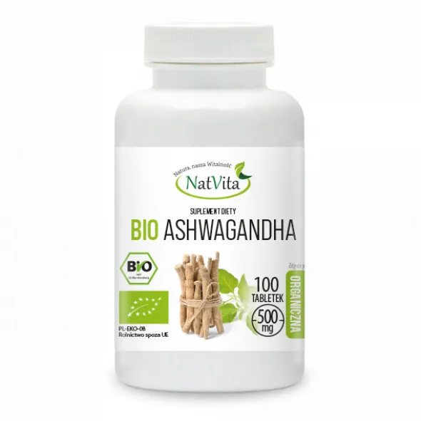 Ashwagandha tabletki – bio 500mg