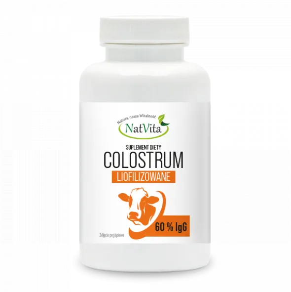 Colostrum 60% IgG – liofilizowane
