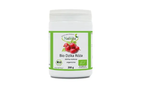 Dzika róża – skórka mielona Bio