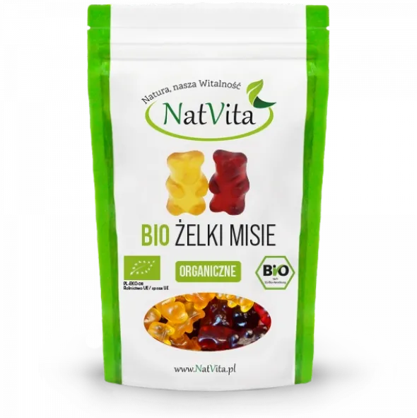 Żelki Misie – bez żelatyny Bio