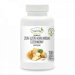 Żeń-Szeń koreański czerwony – kapsułki 500mg