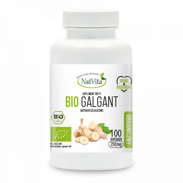 Galgant – kapsułki Bio