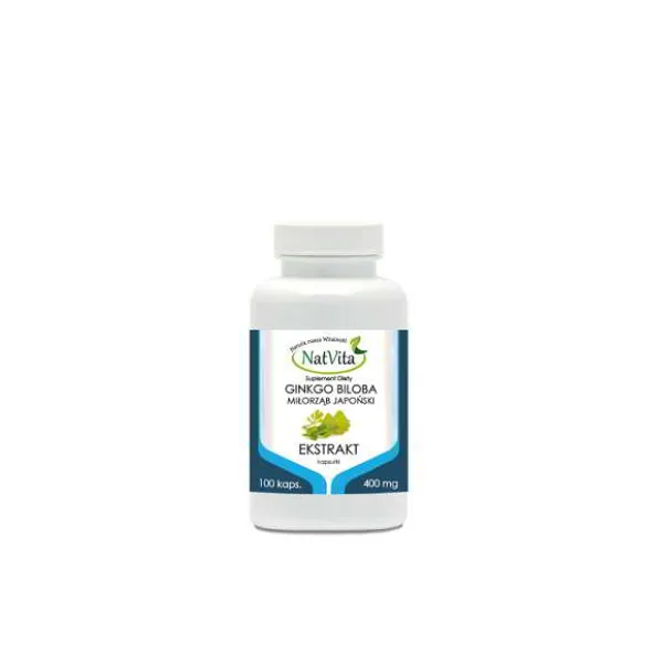 Ginkgo Biloba – ekstrakt kapsułki 400mg