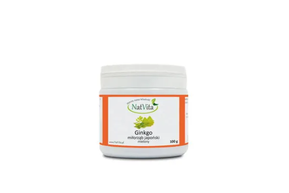 Ginkgo – liście mielone miłorząb japoński