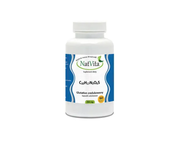 Glutation zredukowany GSH – kapsułki 250mg