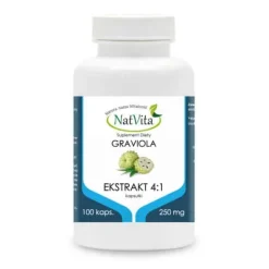 Graviola owoc ekstrakt 4:1 kapsułki 500 mg