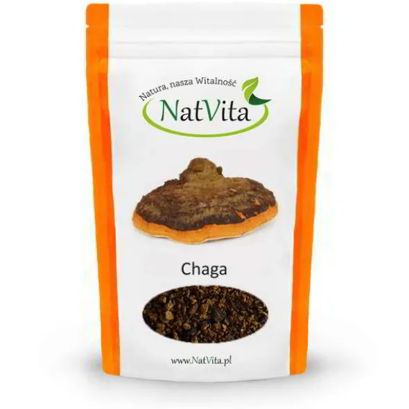 Grzyb Chaga – rozdrobniony