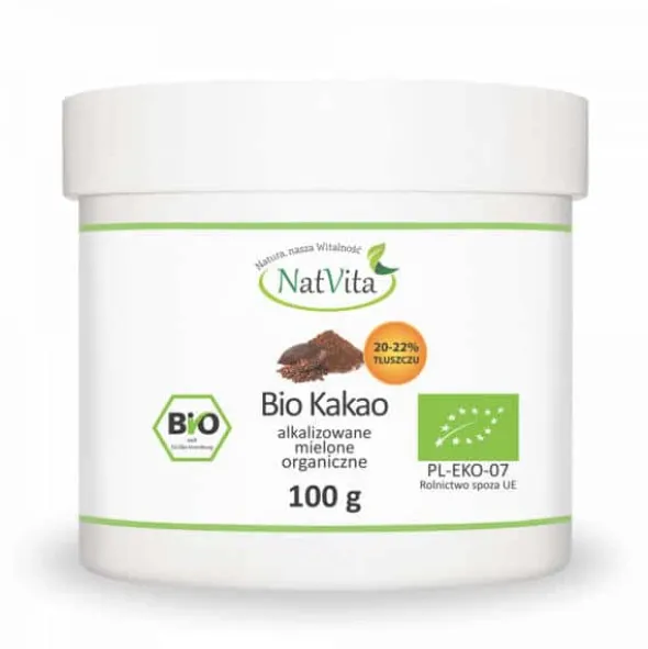 Kakao BIO mielone (20-22% tłuszczu)