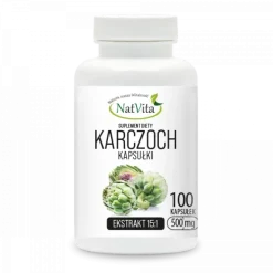 Karczoch – ekstrakt 15:1 kapsułki 500mg