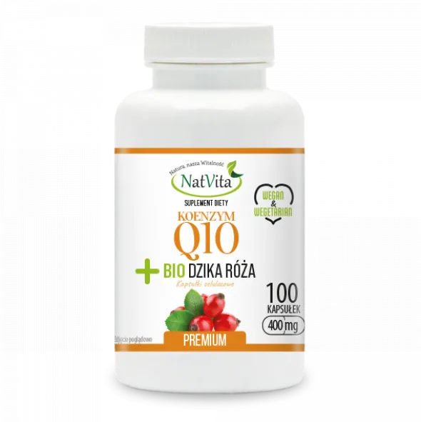 Koenzym Q10 + Bio Dzika Róża – kapsułki 400mg