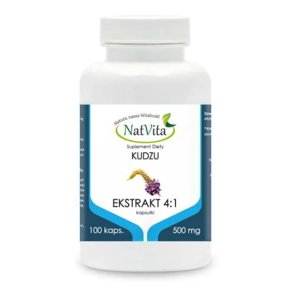 Kudzu korzeń – ekstrakt 4:1 kapsułki 500mg