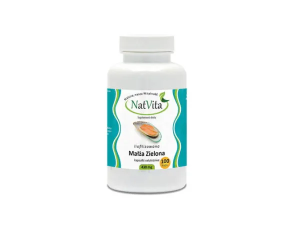 Małża Zielona – liofilizowana kapsułki 430mg
