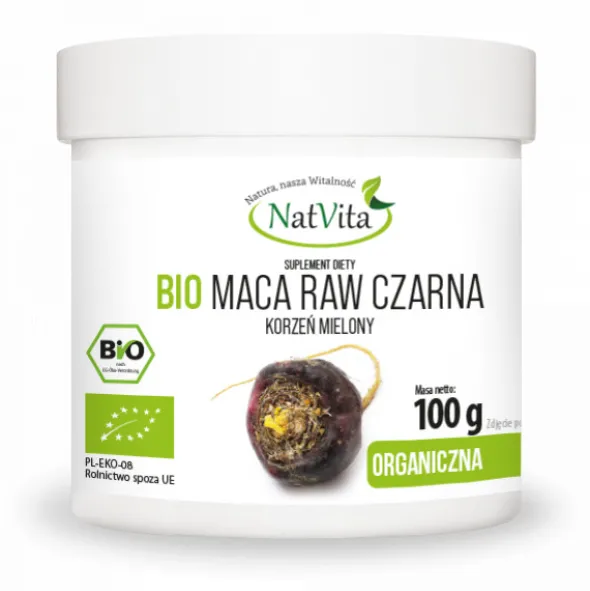 Maca czarna – mielona Bio