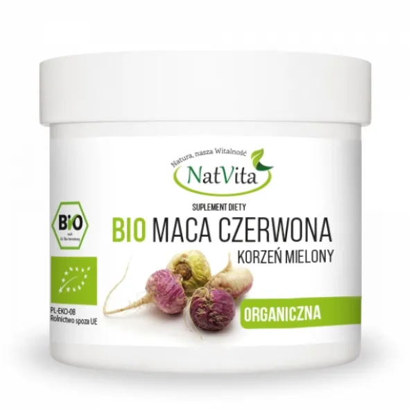 Maca czerwona – mielona Bio
