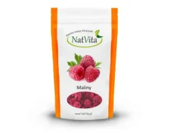 Maliny – liofilizowane owoce