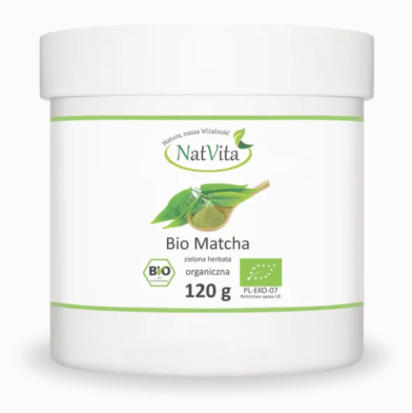 Matcha bio – herbata zielona mielona