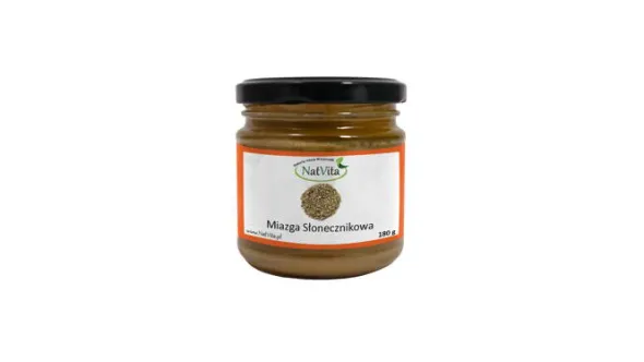 Miazga słonecznikowa – pasta