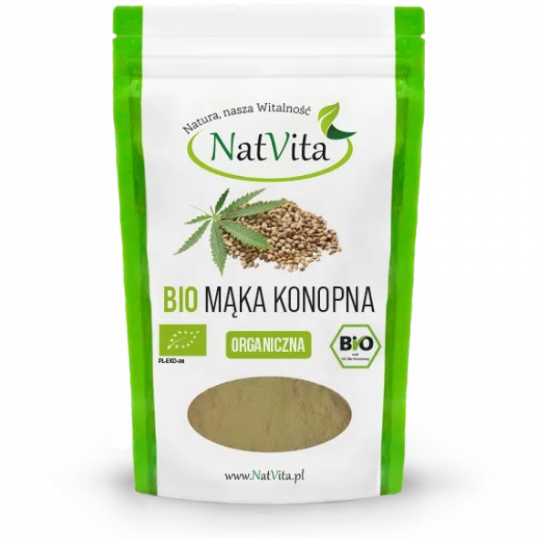Mąka konopna Bio – Białko 20-27%