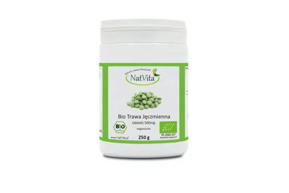 Młoda Trawa jęczmienna – tabletki Bio 500mg