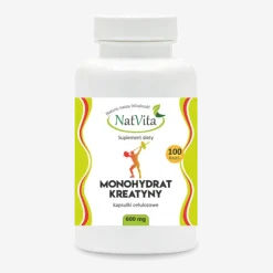Monohydrat Kreatyny w kapsułkach 600 mg/100 kapsułek