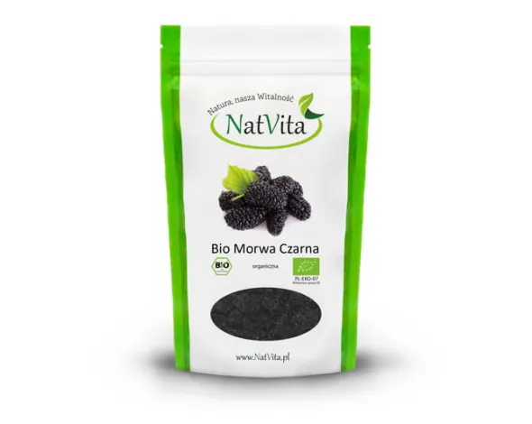 Morwa czarna – suszone owoce Bio
