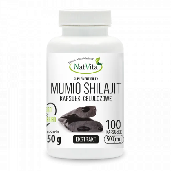 Mumio Shilajit – ekstrakt kapsułki 350 mg