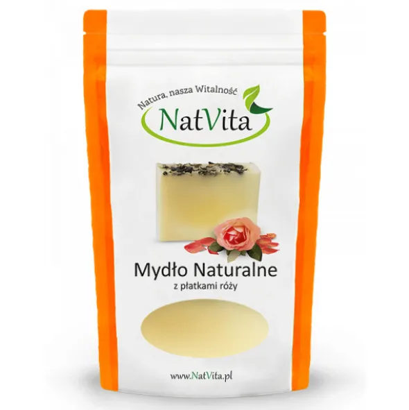 Mydło naturalne różane