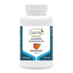 Nagietek – ekstrakt 3% kapsułki 150mg
