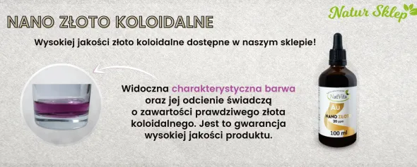 Nano Złoto koloidalne