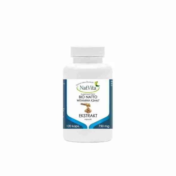 Natto K2mk7 – kapsułki 750mg Bio