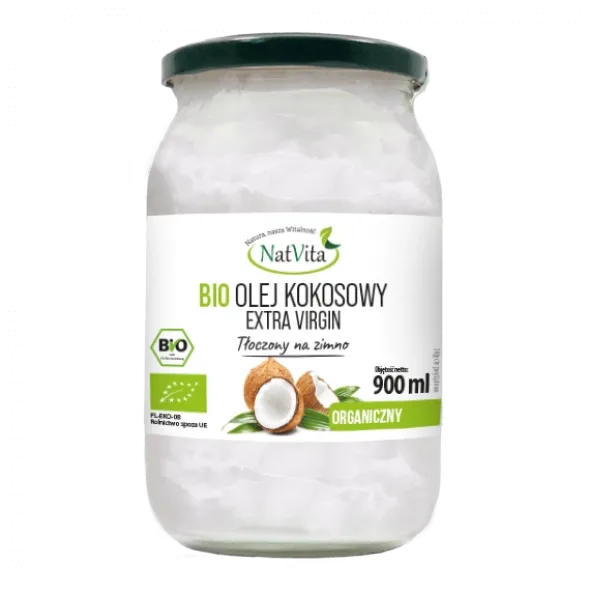 Olej kokosowy – extra virgin Bio tłoczony na zimno
