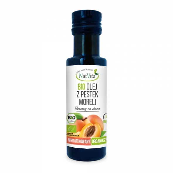 Olej z jąder pestek moreli – Bio