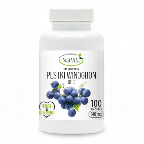 Pestki Winogron OPC – kapsułki