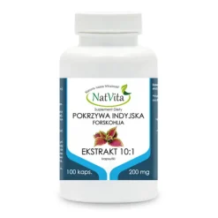 Pokrzywa Indyjska – ekstrakt 10:1 kapsułki 200mg