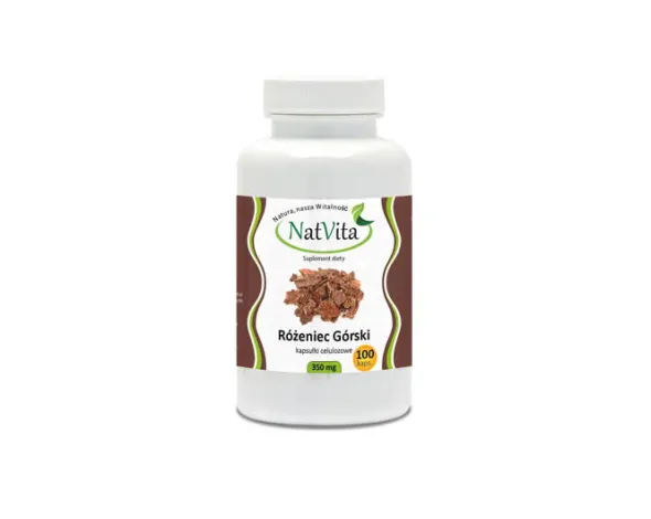 Różeniec górski – kapsułki 350 mg