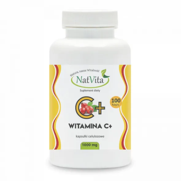 Witamina C+ z dziką różą – kapsułki 1000mg