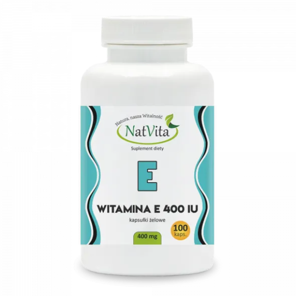Witamina E – 400 IU – kapsułki 400mg