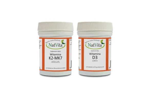Zestaw witamin D3 i K2-MK7
